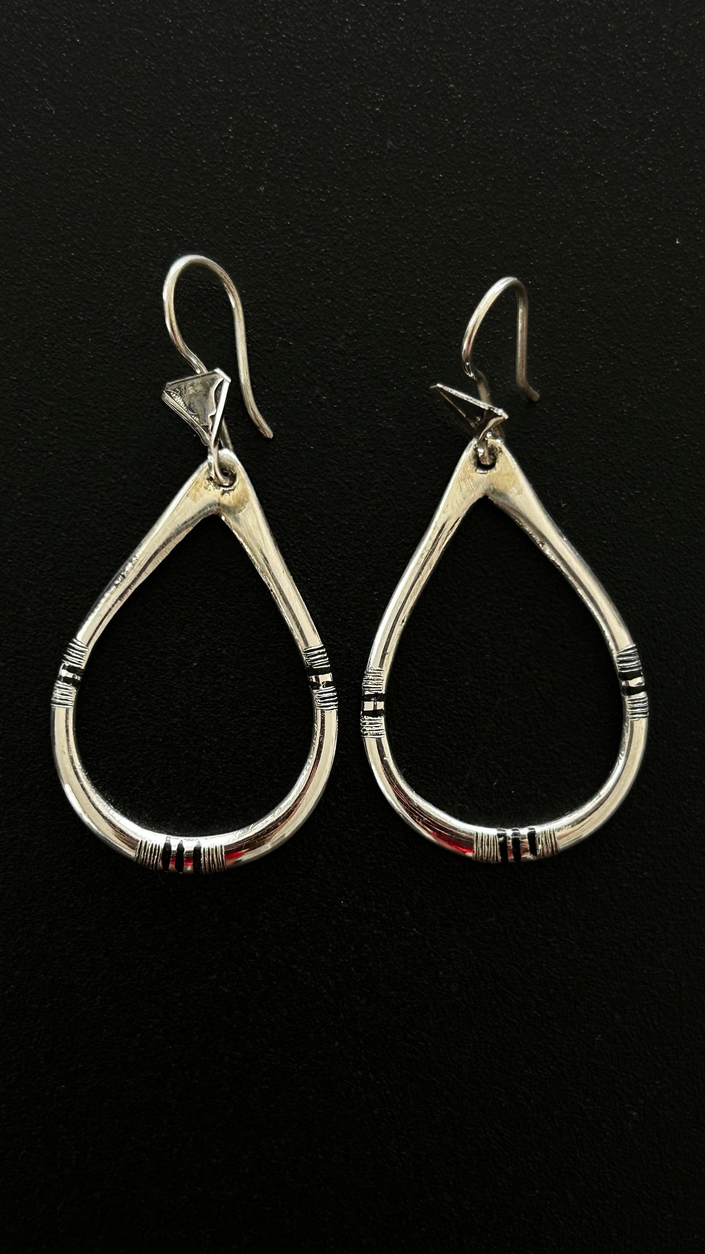 Silver tuareg earrings - Lula