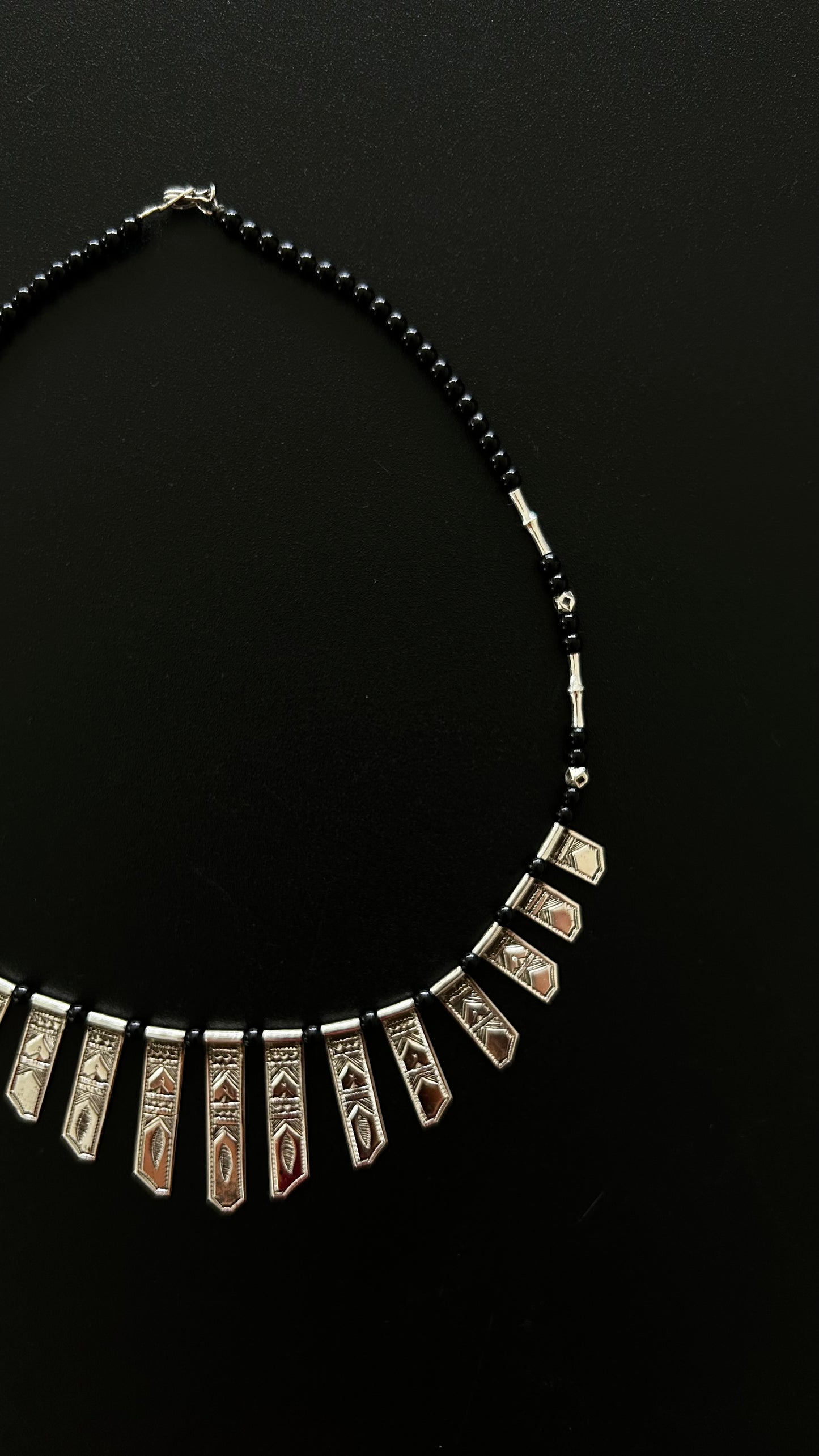 Silver tuareg necklace - Louisa
