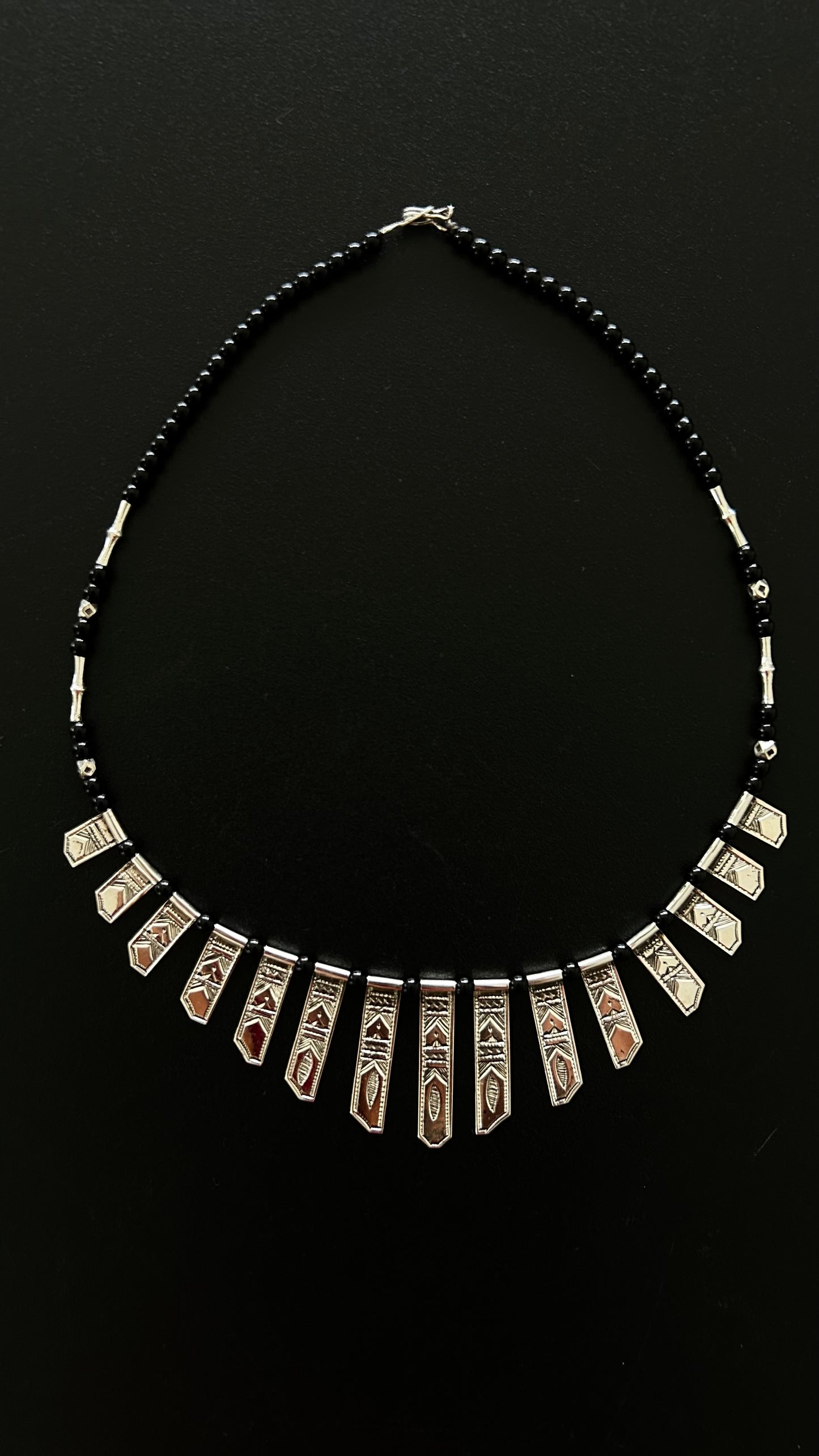 Silver tuareg necklace - Louisa