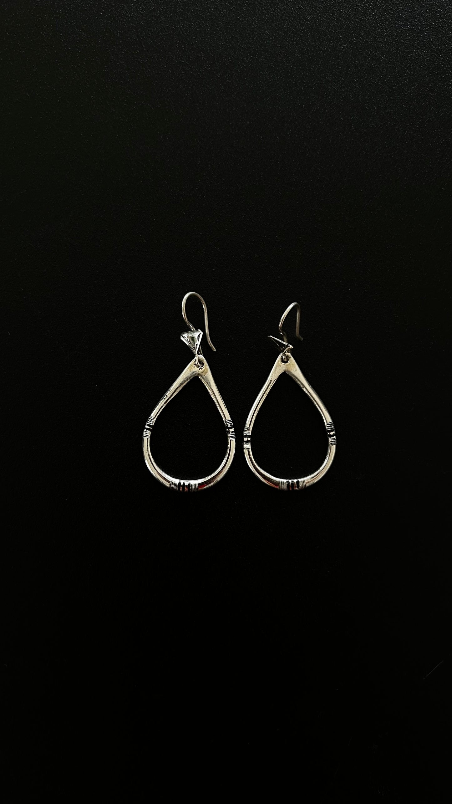 Silver tuareg earrings - Lula