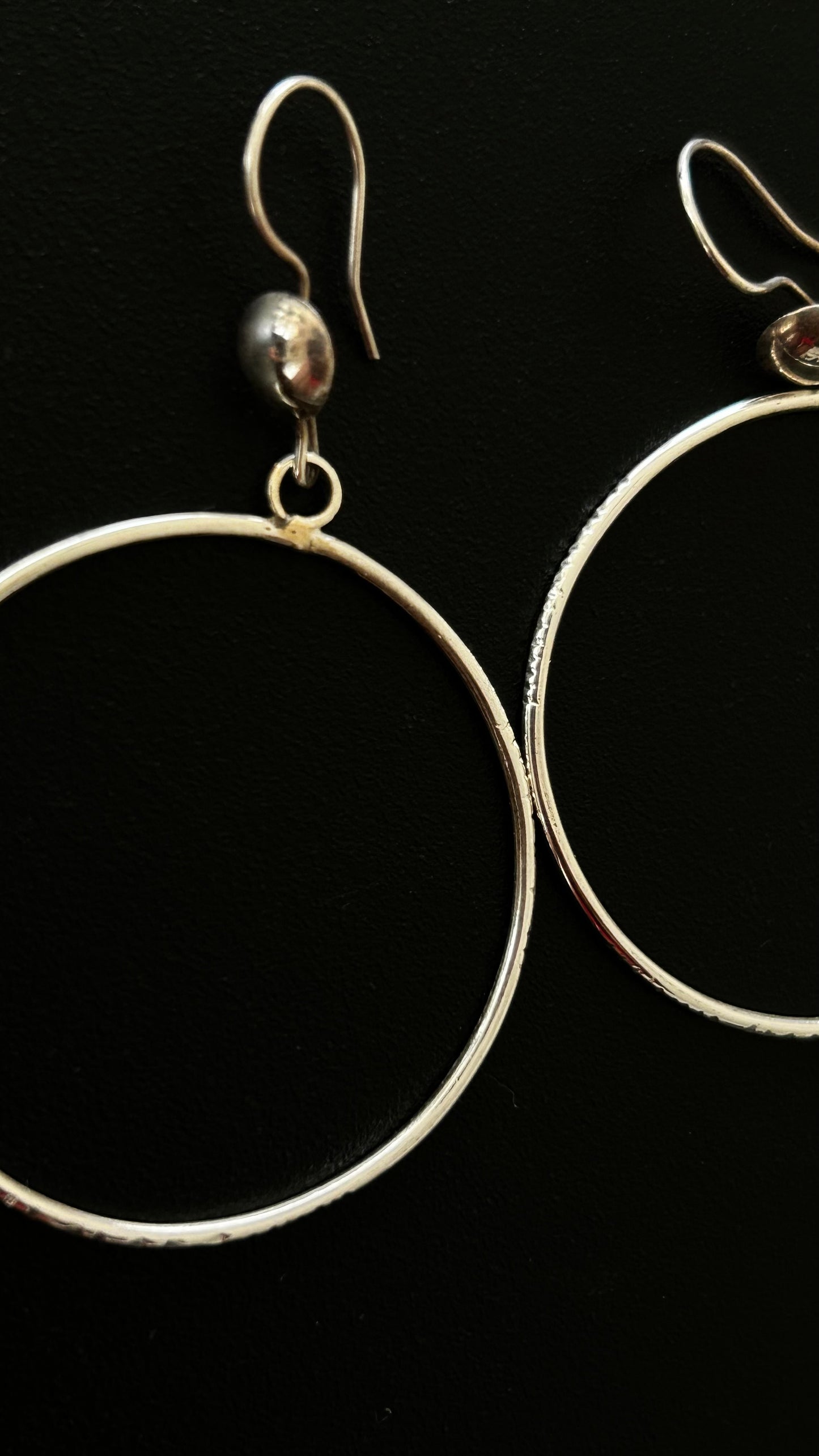 Silver tuareg earrings - Créoles