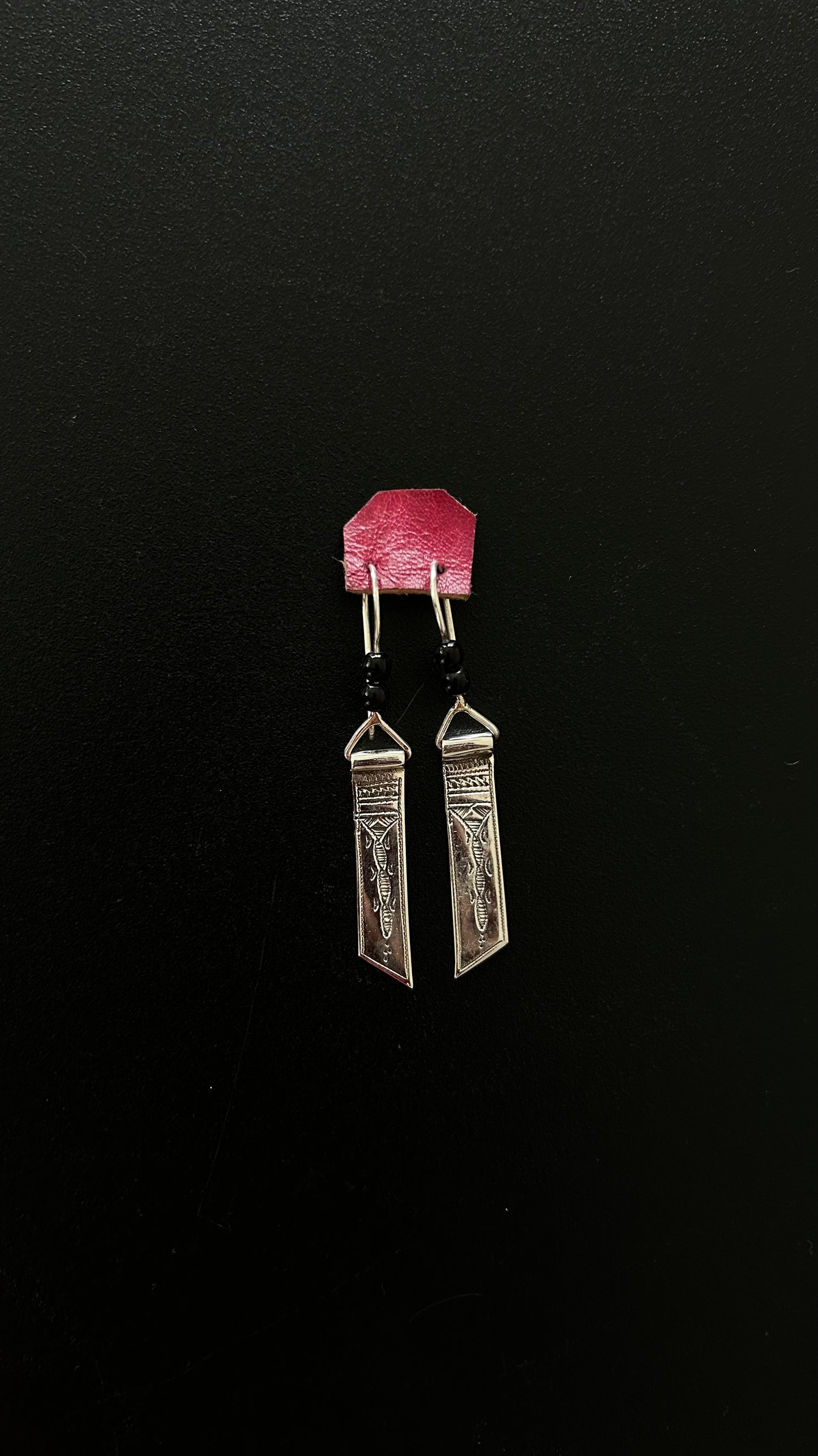 Silver tuareg earrings - Luna