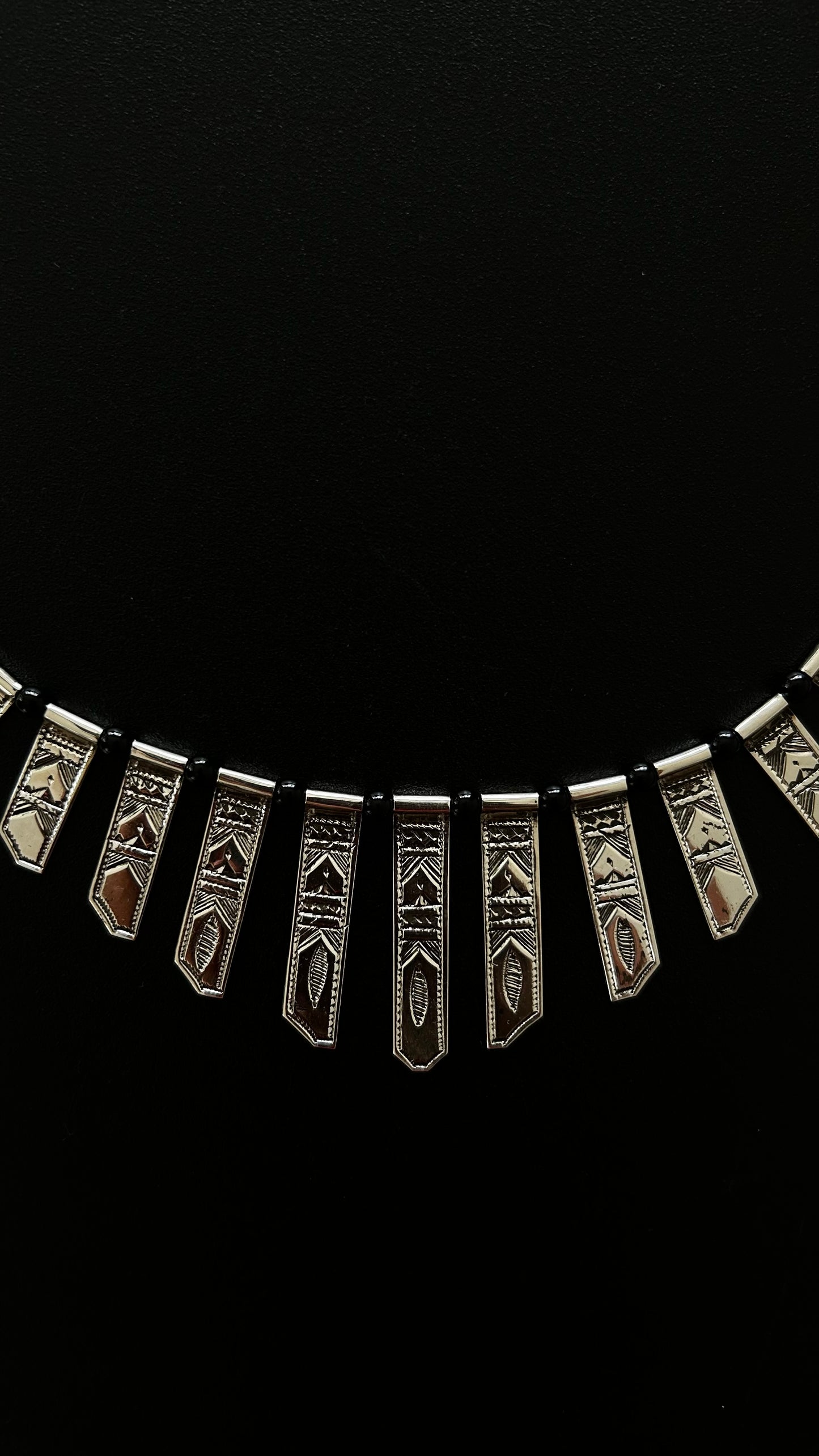 Silver tuareg necklace - Louisa