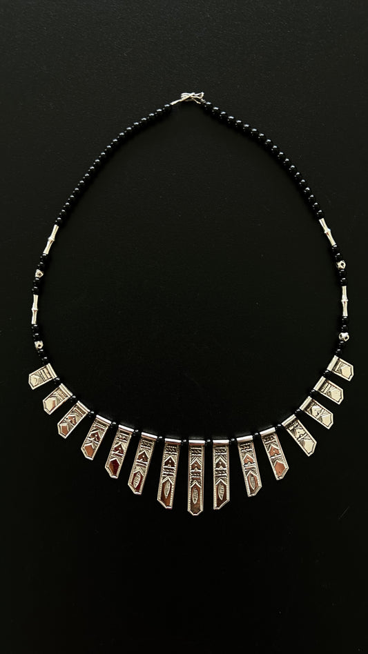 Silver tuareg necklace - Louisa