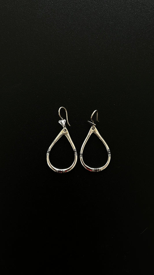 Silver tuareg earrings - Lula