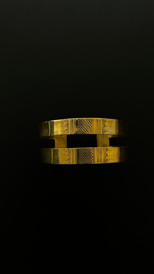Bronze tuareg bracelet - Mina